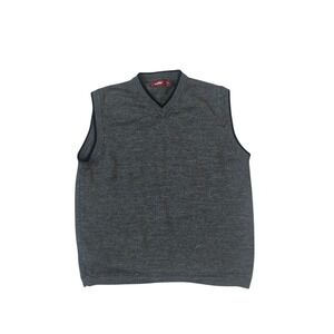 Vintage Celio Woolmark Merino V-
Neck Sweater Vest L Preppy‎ Cozy